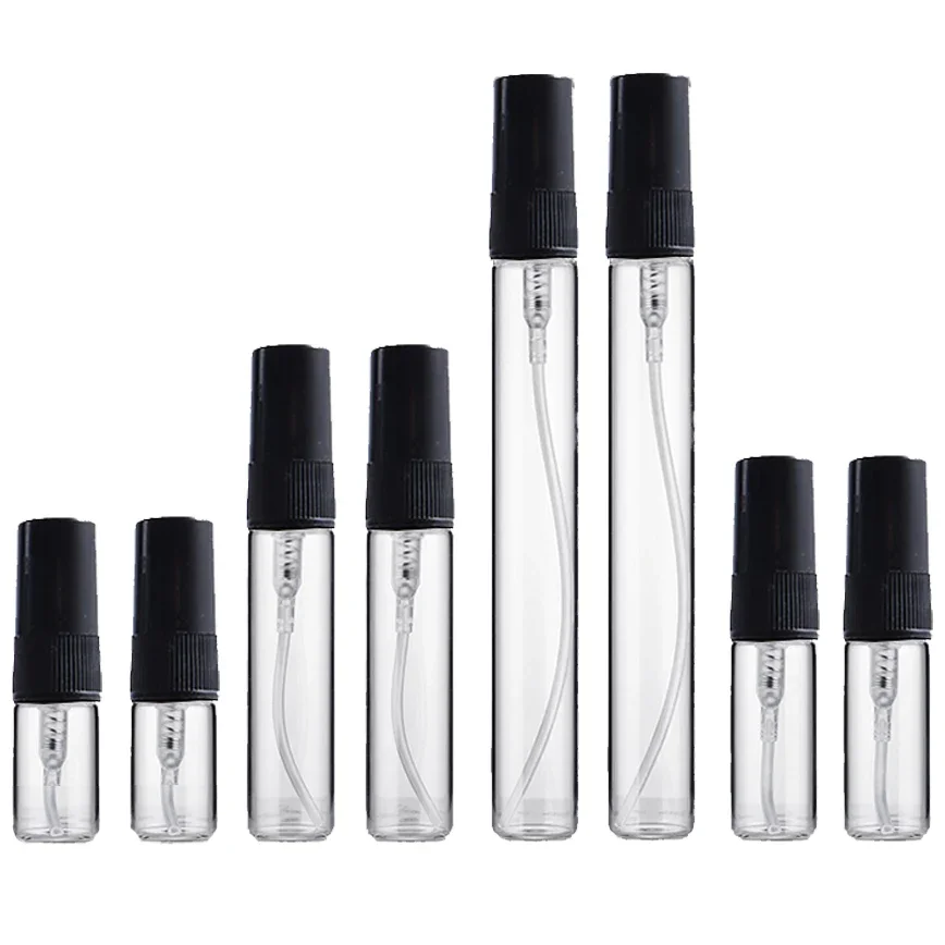 Perfume Fragrance World Qahwa - 8/16pcs ขวดน้ําหอมรีฟิลแบบพกพาสเปรย์แก้วขวดคอนเทนเนอร์ Refill Atomizer น้ําหอมขวดเดินทาง