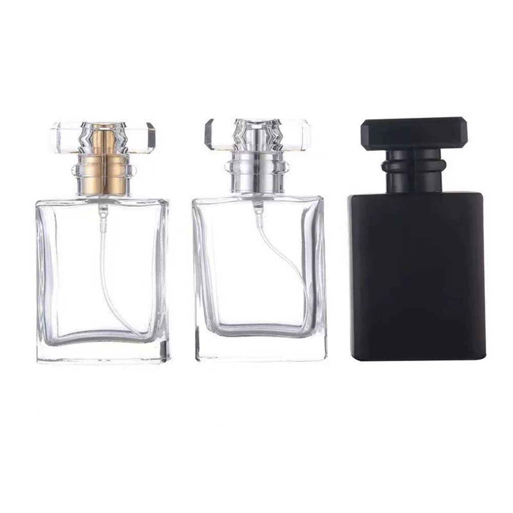 Perfume Fragrance World Qahwa - 5pcs 10pcs 20pcs 50ml สีดําโปร่งใสขวดน้ําหอมกระเป๋าเดินทางแก้วสเปรย์ขวดที่ว่างเปล่าขวด Mist