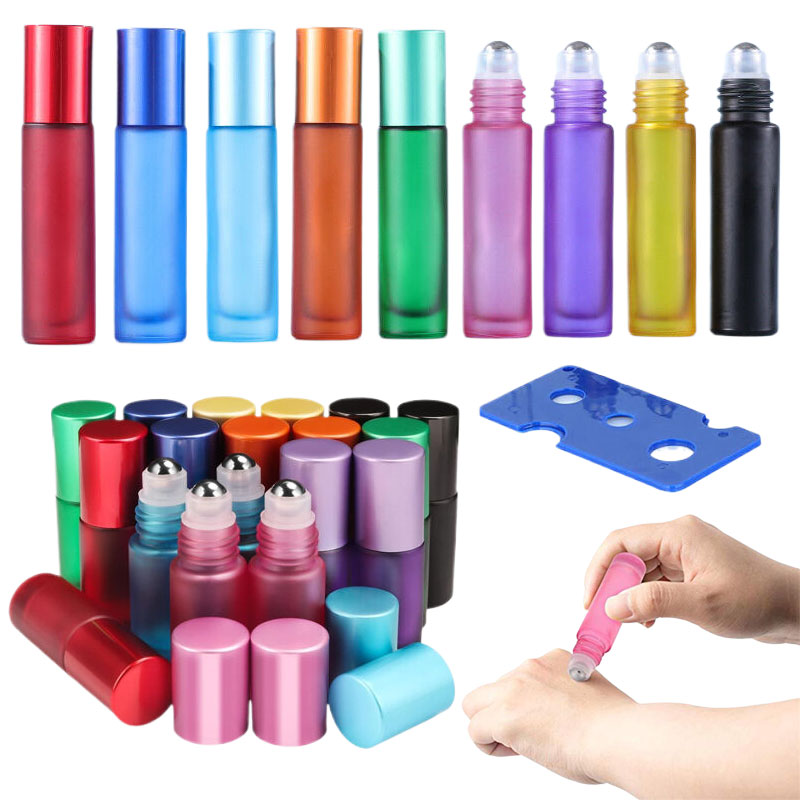 ขวดแก้วฝ้าแบบลูกกลิ้งขนาด 5-10 - Perfume Fragrance World Qahwa บทวิจารณ์และราคา