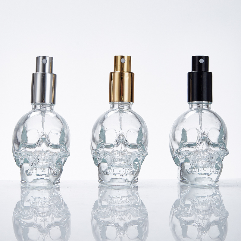 ขวดสเปรย์แก้วรูปหัวกะโหลกขนาด  - Perfume Fragrance World Qahwa บทวิจารณ์และราคา