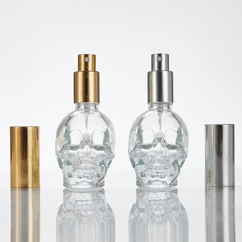 ขวดสเปรย์แก้วรูปหัวกะโหลกขนาด  - Perfume Fragrance World Qahwa บทวิจารณ์และราคา